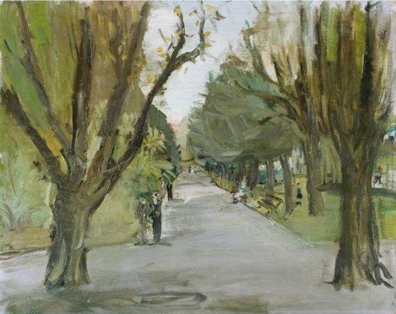 "Парк Бельвуар в Цюрихе", картина Варлена